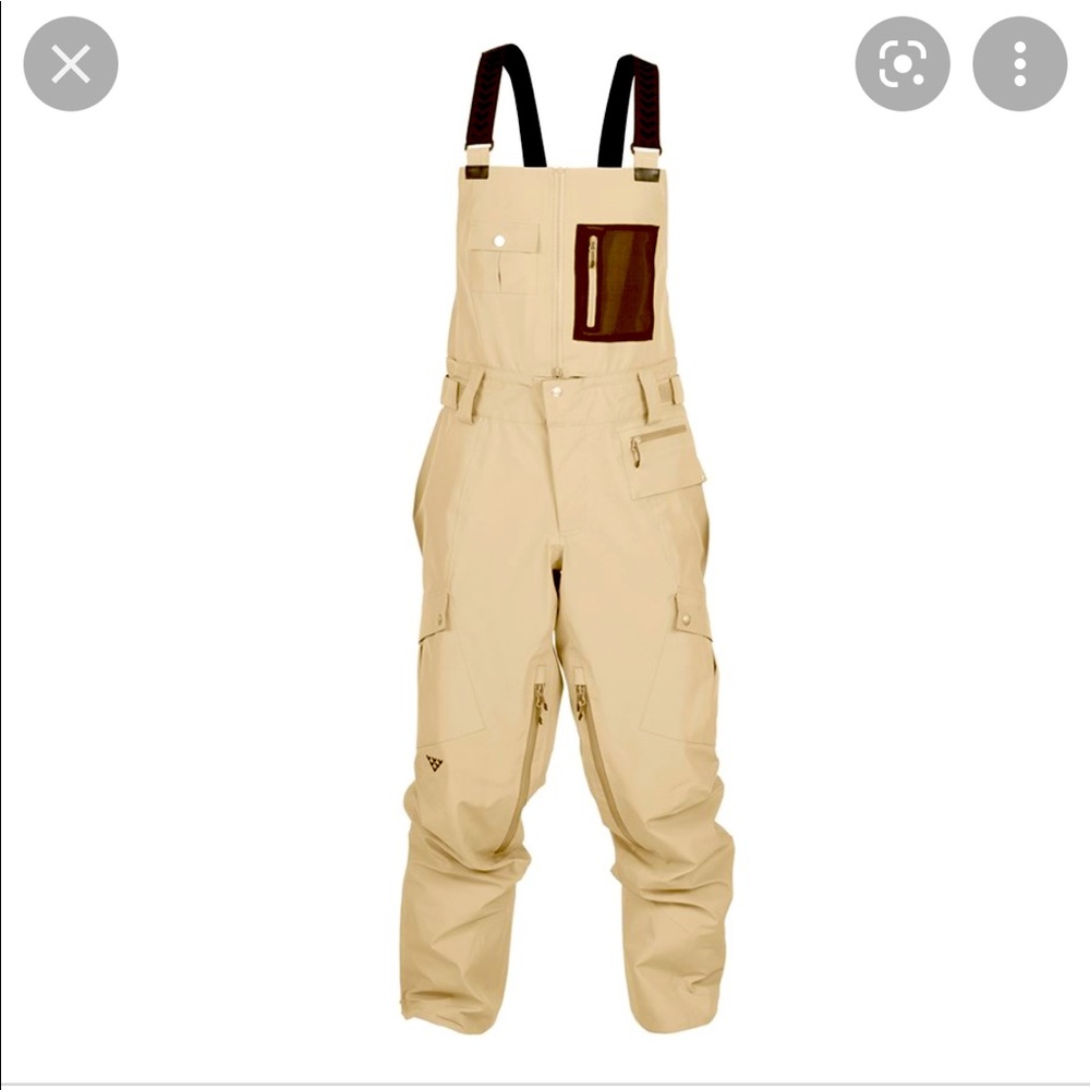 Black Crows 3L Gore-tex Ski & Snowboard bib pants. Mens size: Small
